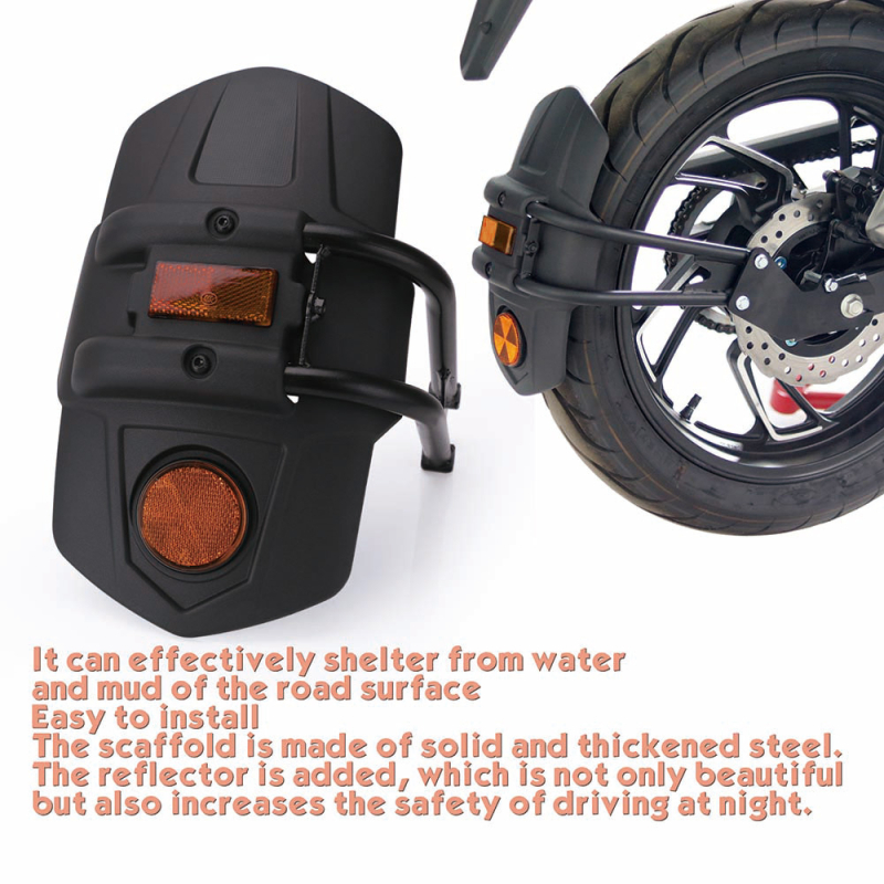 Βάση φρυδιού προστασίας για ηλεκτρικό μοτοποδήλατο MF019, πλαστικό, διευρυμένη έκδοση, καθολικά συμβατή με Honda, BMW, Yamaha, Kawasaki