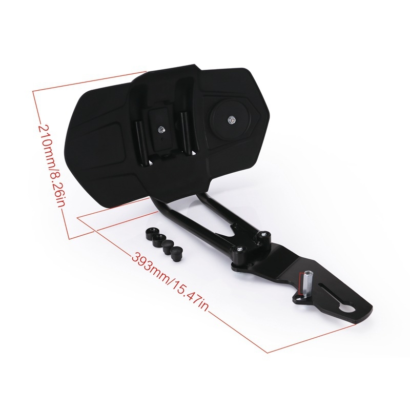 Βάση φρυδιού προστασίας για ηλεκτρικό μοτοποδήλατο MF019, πλαστικό, διευρυμένη έκδοση, καθολικά συμβατή με Honda, BMW, Yamaha, Kawasaki