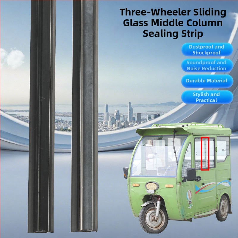 Tesniaci pás pre dvere a okná – gumový, univerzálny, pre elektrické trojkolesové vozidlo s uzavretou kabínou