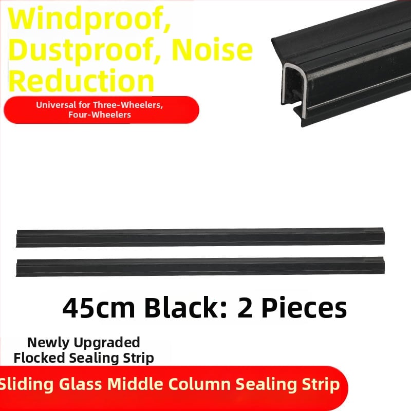 Λωρίδα σφράγισης θυρών και παραθύρων — καουτσούκ, καθολική εφαρμογή, για ηλεκτρικό τρίκυκλο με κλειστό όχημα