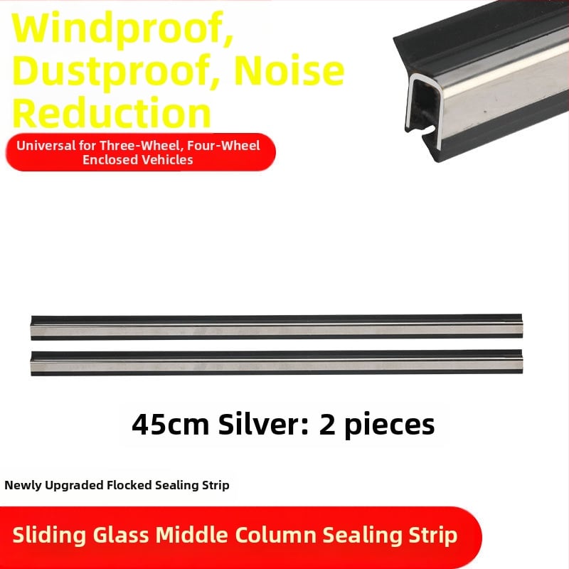 Λωρίδα σφράγισης θυρών και παραθύρων — καουτσούκ, καθολική εφαρμογή, για ηλεκτρικό τρίκυκλο με κλειστό όχημα