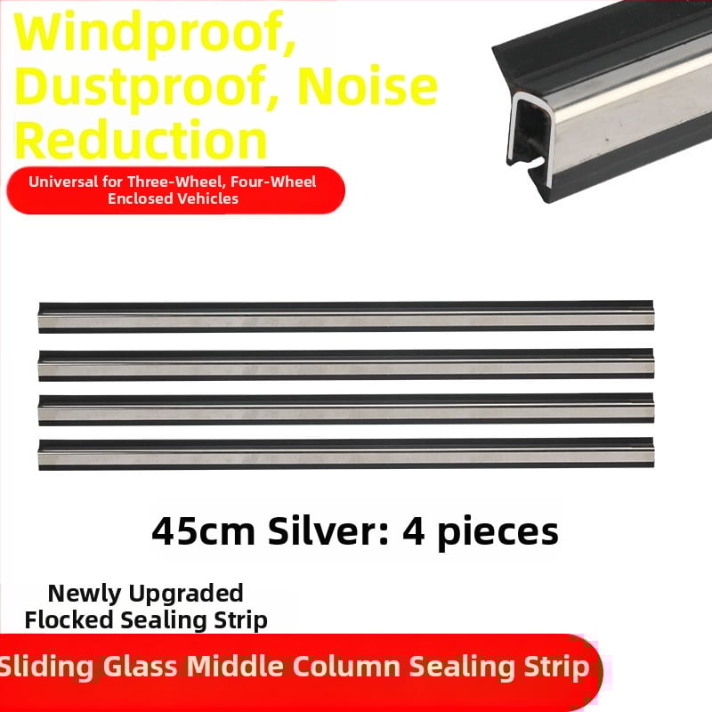 Λωρίδα σφράγισης θυρών και παραθύρων — καουτσούκ, καθολική εφαρμογή, για ηλεκτρικό τρίκυκλο με κλειστό όχημα