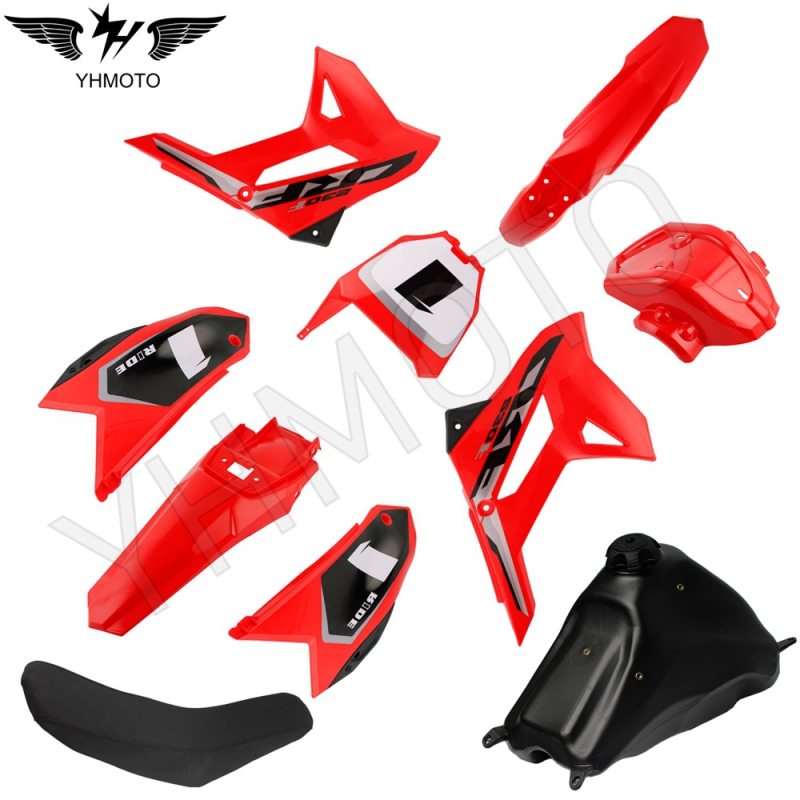 Σετ πλήρους φέρινγκ για CRF230F 2021 Honda – ABS πλαστικό, Μοντέλο FAS001, Μάρκα YHMOTO