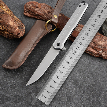 Sklopivi nož Commander – Višestrani, Brzo otvaranje, Prijenosno za kampiranje – Oštrica od nehrđajućeg čelika duljine 8,5 cm