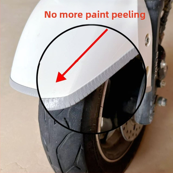 Univerzálny ochranný pruh blatníka pre elektrické skútre, motorky a trojkolesové vozidlá – PVC samolepiaci, protiškrabavý, dekoratívny okraj