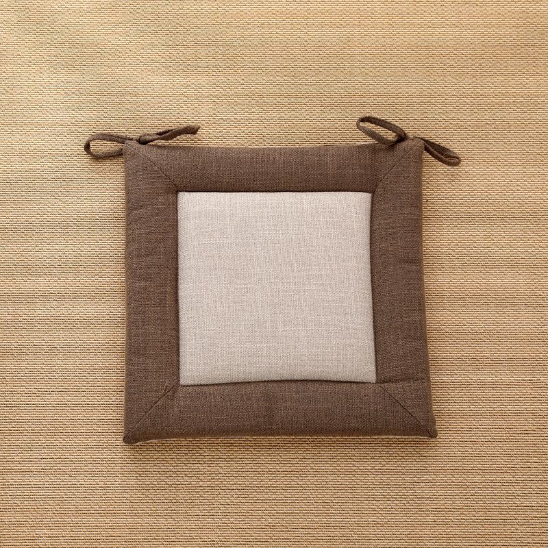 Laneni jastuk za stolicu, uklonjiv i periv, japanski tatami stil, za ured i dom