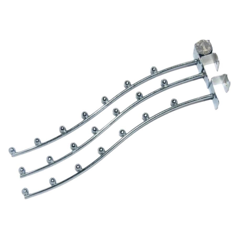 Cuier pentru haine cu șapte cârlige, țeavă pătrată 25 mm, oțel inoxidabil, mai multe rânduri de cârlige, capacitate 1–3 kg