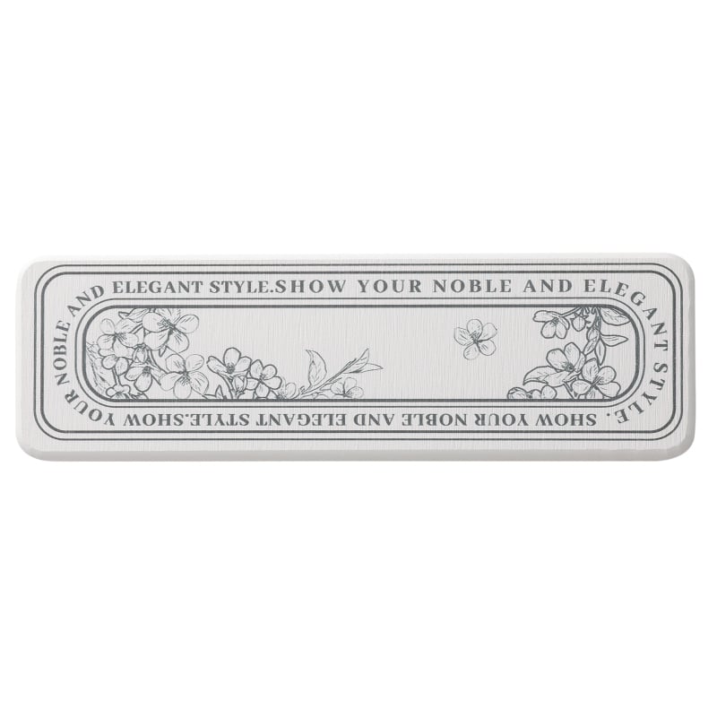 Τετράγωνος πάτος μπάνιου από διοταμίτης πηλό, απορροφητικό, με αποθήκευση οδοντόβουρτσας-σαπουνιού, φλοράλ μοτίβο, γρήγορο στέγνωμα