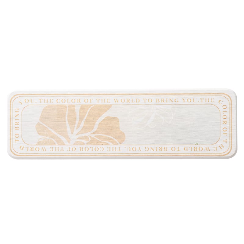 Τετράγωνος πάτος μπάνιου από διοταμίτης πηλό, απορροφητικό, με αποθήκευση οδοντόβουρτσας-σαπουνιού, φλοράλ μοτίβο, γρήγορο στέγνωμα