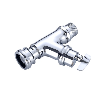 Valvă de spălare cu întârziere manuală din cupru pentru toaletă de tip squat – model V6325.V6326, fără alimentare, presiune apă 1, timp de spălare 3–5 s