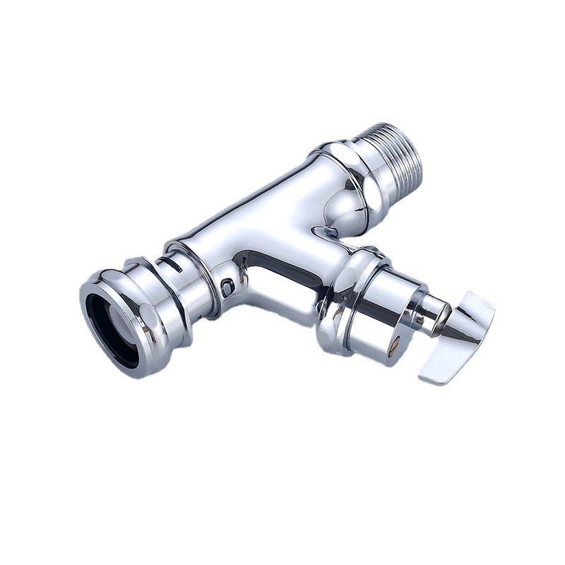 Valvă de spălare cu întârziere manuală din cupru pentru toaletă de tip squat – model V6325.V6326, fără alimentare, presiune apă 1, timp de spălare 3–5 s