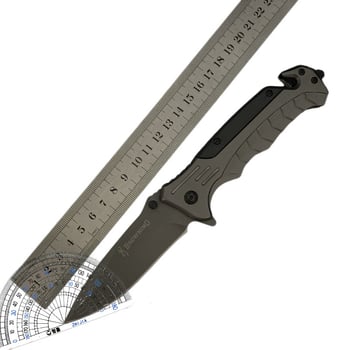 Ou Zhen vanjski sklopivi nož za kampiranje i preživljavanje, nehrđajući čelik, brzo otvaranje, taktički nož