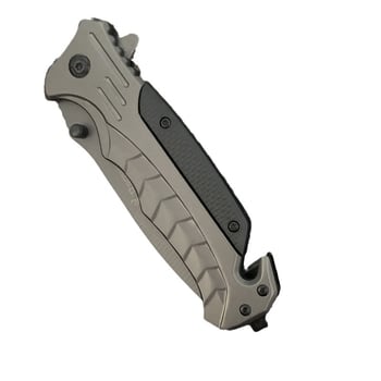 Ou Zhen vanjski sklopivi nož za kampiranje i preživljavanje, nehrđajući čelik, brzo otvaranje, taktički nož