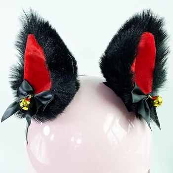 Decorațiune pentru cască cu urechi de pisică și clopoței · Model FG67 · Brand Independent · Personalizare: Da · Scop: Decorare
