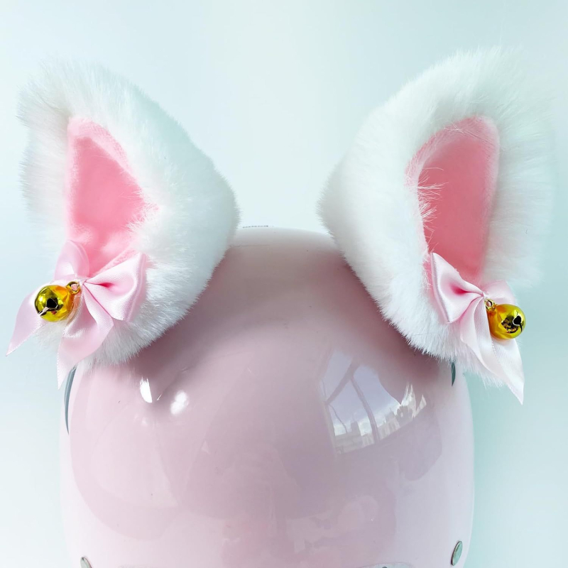 Decorațiune pentru cască cu urechi de pisică și clopoței · Model FG67 · Brand Independent · Personalizare: Da · Scop: Decorare