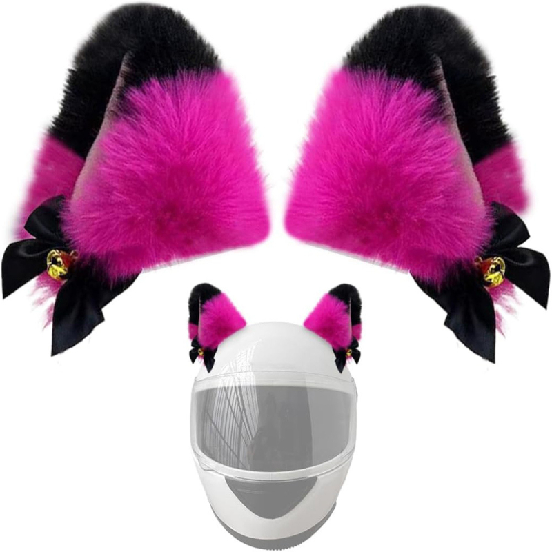 Decorațiune pentru cască cu urechi de pisică și clopoței · Model FG67 · Brand Independent · Personalizare: Da · Scop: Decorare