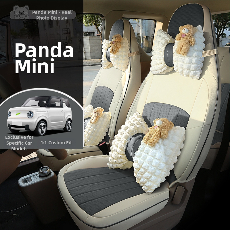 Geely Panda MINI kompletný kožený poťah na sedadlá Xiangxuan, odolný voči opotrebeniu, prispôsobiteľný, pre špeciálne autá, všetky ročné obdobia