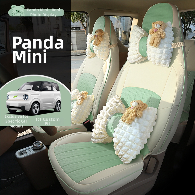 Geely Panda MINI kompletný kožený poťah na sedadlá Xiangxuan, odolný voči opotrebeniu, prispôsobiteľný, pre špeciálne autá, všetky ročné obdobia