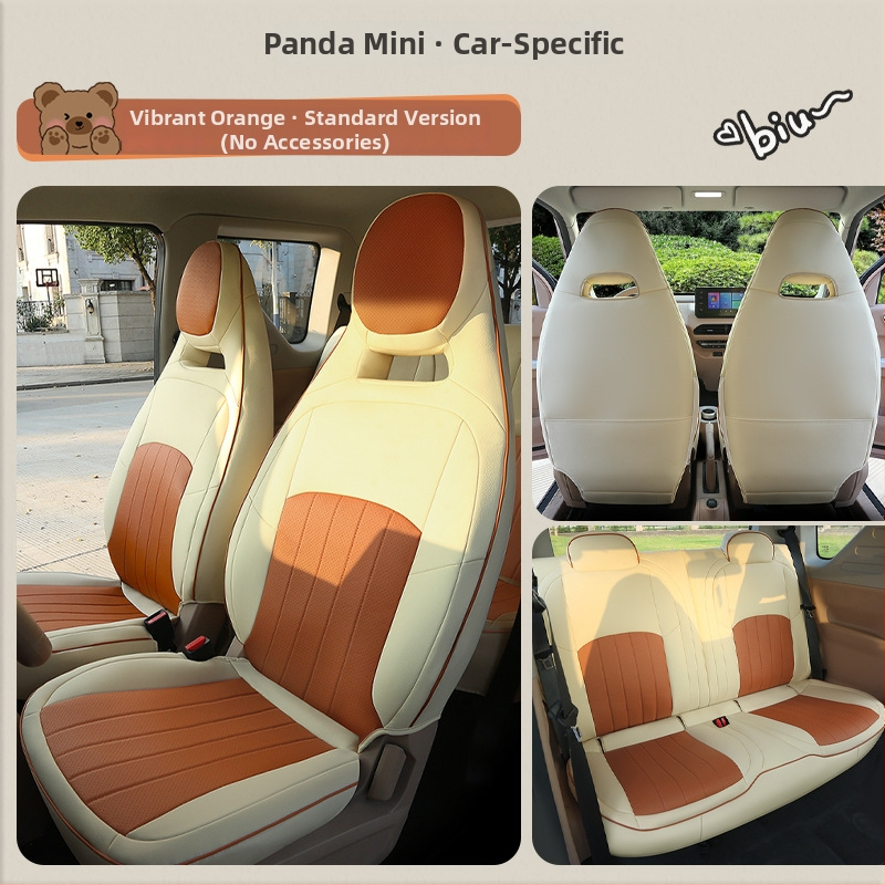 Geely Panda MINI kompletný kožený poťah na sedadlá Xiangxuan, odolný voči opotrebeniu, prispôsobiteľný, pre špeciálne autá, všetky ročné obdobia