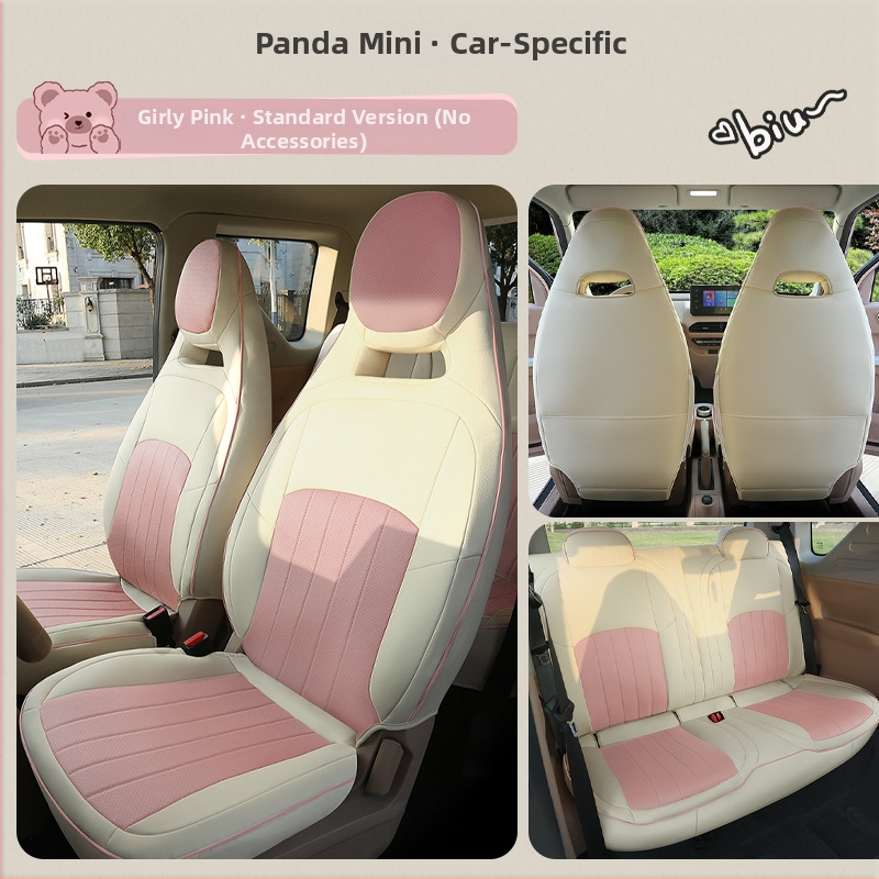 Geely Panda MINI kompletný kožený poťah na sedadlá Xiangxuan, odolný voči opotrebeniu, prispôsobiteľný, pre špeciálne autá, všetky ročné obdobia