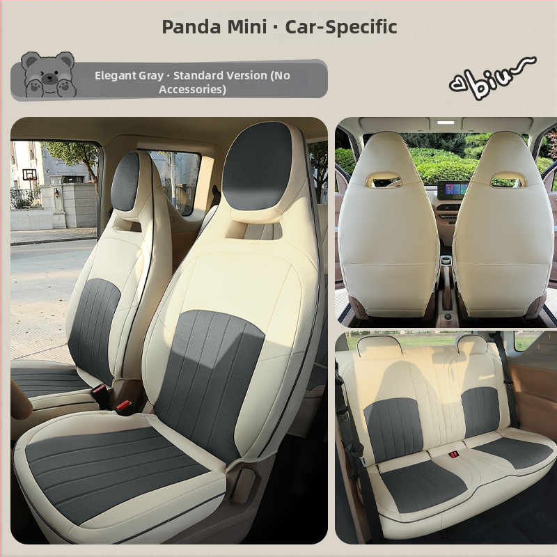 Geely Panda MINI kompletný kožený poťah na sedadlá Xiangxuan, odolný voči opotrebeniu, prispôsobiteľný, pre špeciálne autá, všetky ročné obdobia