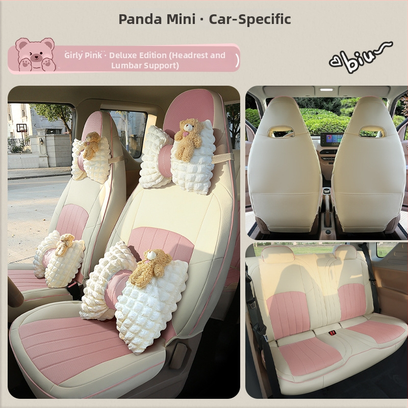 Geely Panda MINI kompletný kožený poťah na sedadlá Xiangxuan, odolný voči opotrebeniu, prispôsobiteľný, pre špeciálne autá, všetky ročné obdobia