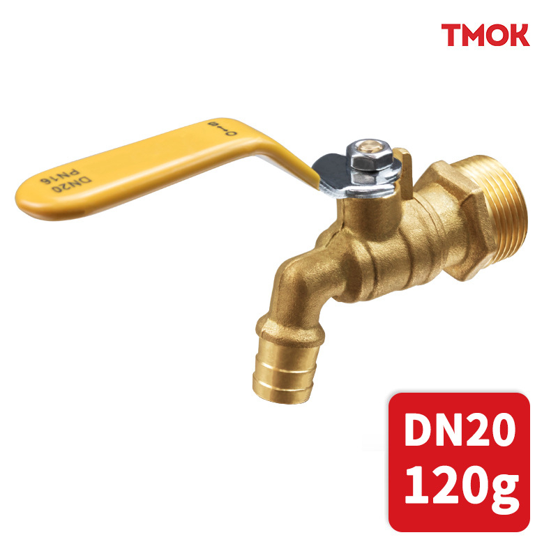 Brončani zavojni vodovodni izlaz s kugličnim ventilem, otporan na visoke temperature, ručno upravljanje, fiksni ugradnja, za kotlove za grijanje