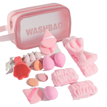 Σετ ομορφιάς: Beauty Egg, βούρτσα καθαρισμού προσώπου, λαστιχάκι μαλλιών και λουράκι καρπού