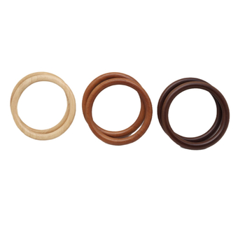 Πλεγμένη τσάντα με ξύλινο χερούλι σε σχήμα δαχτυλιδιού, δρύιμο υλικό, μονόχρωμη, λειτουργία μείωσης βάρους – αξεσουάρ αποσκευών