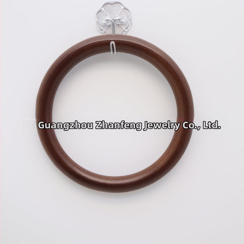 Πλεγμένη τσάντα με ξύλινο χερούλι σε σχήμα δαχτυλιδιού, δρύιμο υλικό, μονόχρωμη, λειτουργία μείωσης βάρους – αξεσουάρ αποσκευών