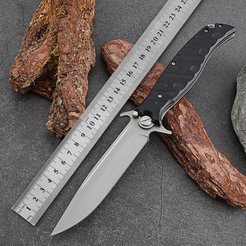 Sklopivi nož za outdoor s mehanizmom brzog otvaranja i kugličnim ležajem, Carriage Knife, ABS + nehrđajući čelik