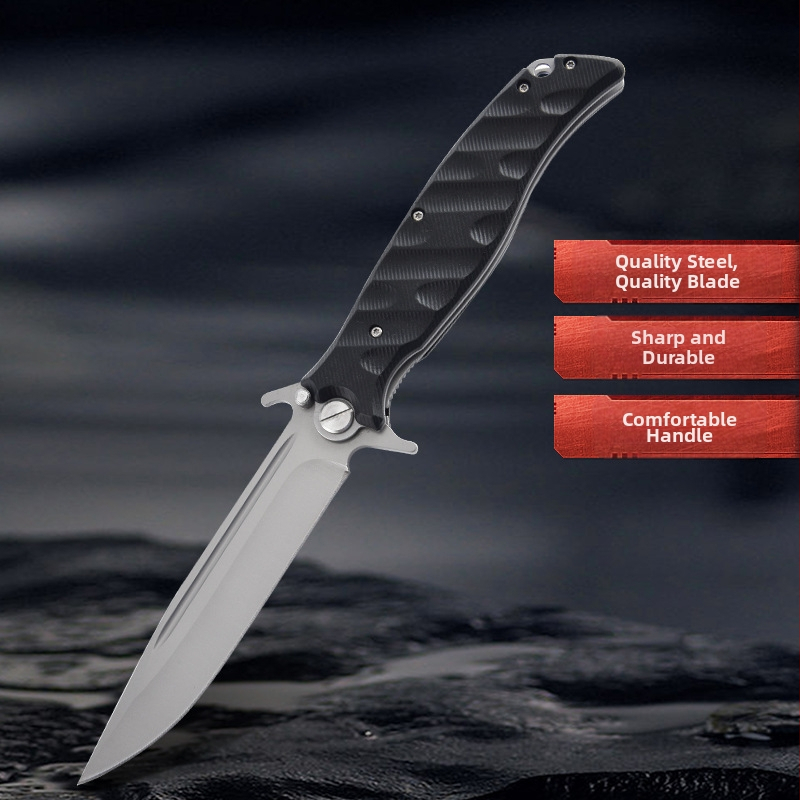 Sklopný outdoor nôž s guľkovým ložiskom na rýchle otvorenie, Carriage Knife, ABS + nerezová oceľ