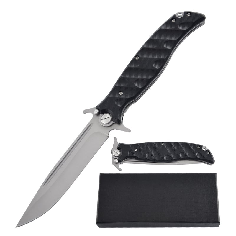 Sklopivi nož za outdoor s mehanizmom brzog otvaranja i kugličnim ležajem, Carriage Knife, ABS + nehrđajući čelik