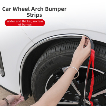 PVC ochranný pás na blatník auta, univerzálny, model elektroplating, prispôsobiteľný, pás proti škrabaniu