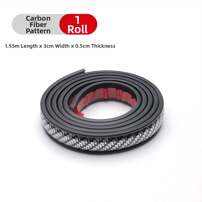 PVC ochranný pás na blatník auta, univerzálny, model elektroplating, prispôsobiteľný, pás proti škrabaniu