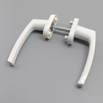 Kuka za klizna vrata od aluminijske legure, model cross-wear, elektroplatirani završni sloj, površinska montaža, unutarnja uporaba