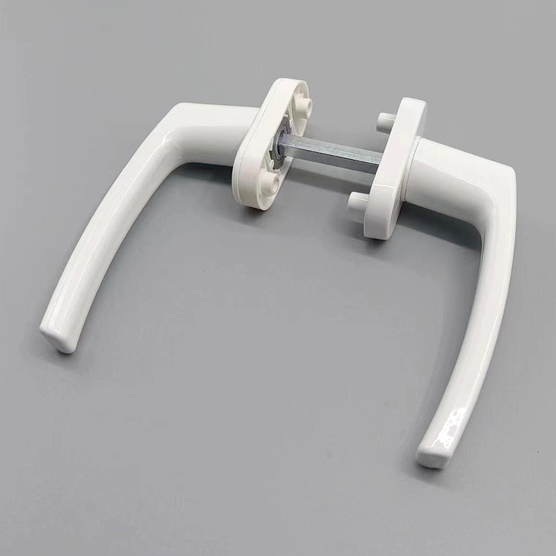 Kuka za klizna vrata od aluminijske legure, model cross-wear, elektroplatirani završni sloj, površinska montaža, unutarnja uporaba