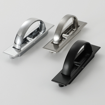 Ugrađena skrivena okretna ručka za namještaj – moderni minimalistički stil, model 8906; materijali: aluminijska legura, cinkova legura; proces: injekcijsko oblikovanje