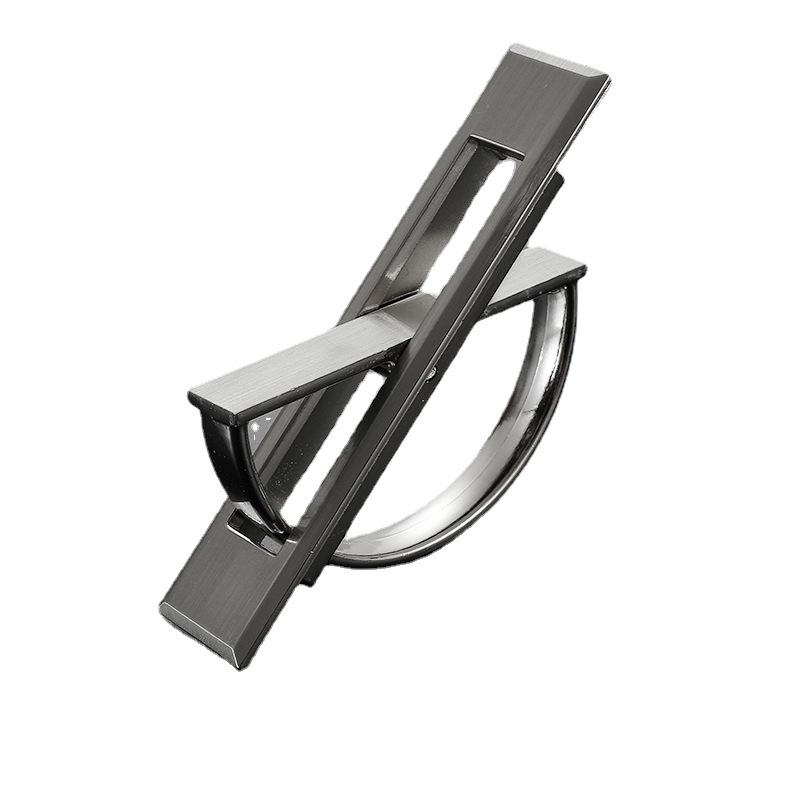 Ugrađena skrivena okretna ručka za namještaj – moderni minimalistički stil, model 8906; materijali: aluminijska legura, cinkova legura; proces: injekcijsko oblikovanje