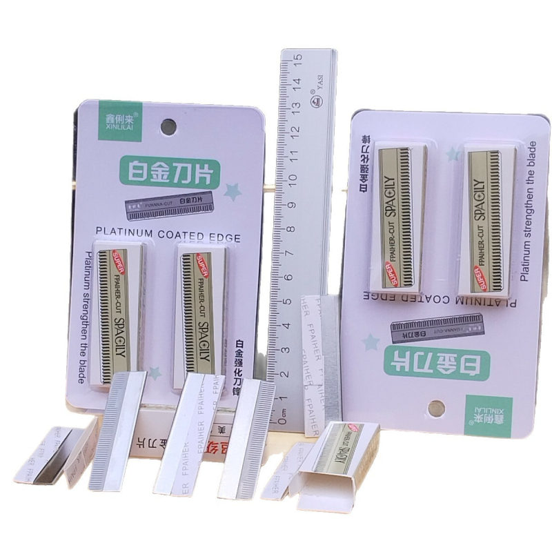 Žiletke za obrve – set od 10 kom, alat za oblikovanje obrva, materijal: običan