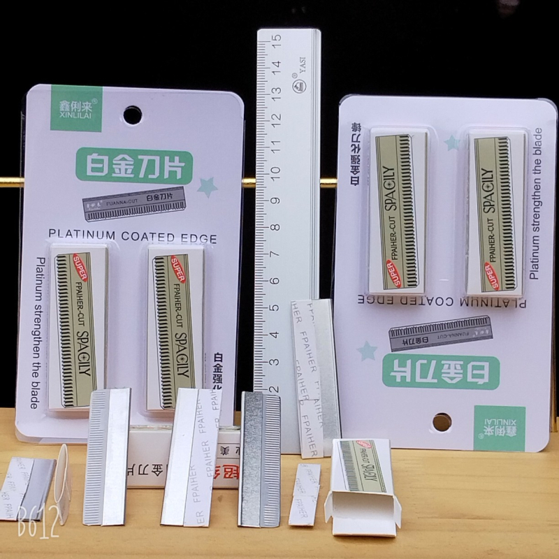 Žiletke za obrve – set od 10 kom, alat za oblikovanje obrva, materijal: običan