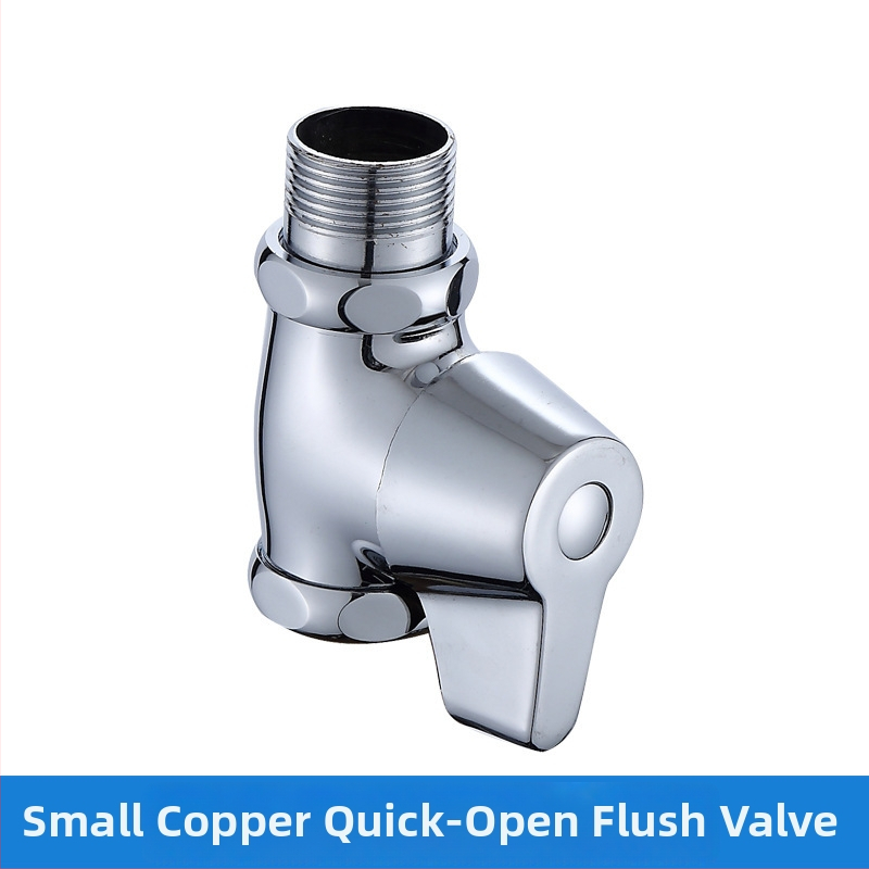 JW-6612 Automaticky zatváracia splachovacia ventily pre verejnú toaletu, mosadzné telo, tlak vody 0,8–1,2 MPa, spláchnutie 4–8 s