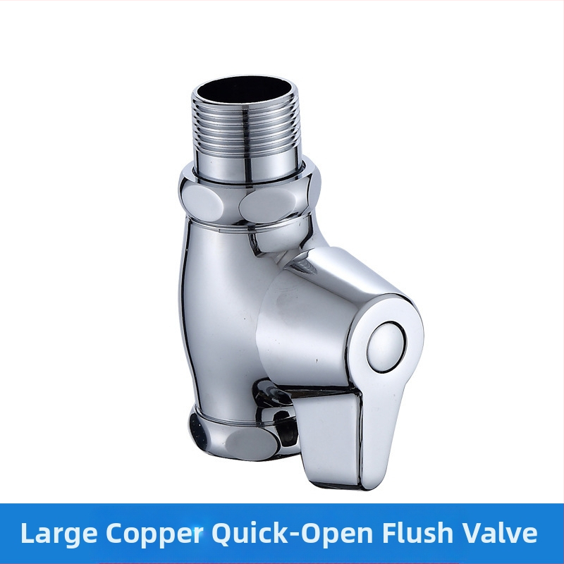 JW-6612 Automaticky zatváracia splachovacia ventily pre verejnú toaletu, mosadzné telo, tlak vody 0,8–1,2 MPa, spláchnutie 4–8 s