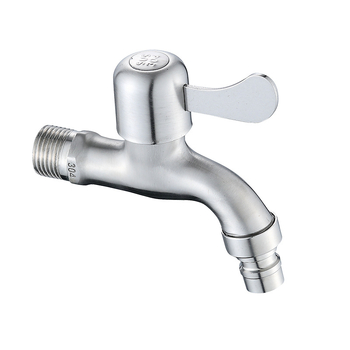 Nerđajući čelični slavine za perilicu rublja – brzo otvaranje, otvorena/skivena ugradnja, model JL104841JL104861, 2.5 bar, 0–90°C