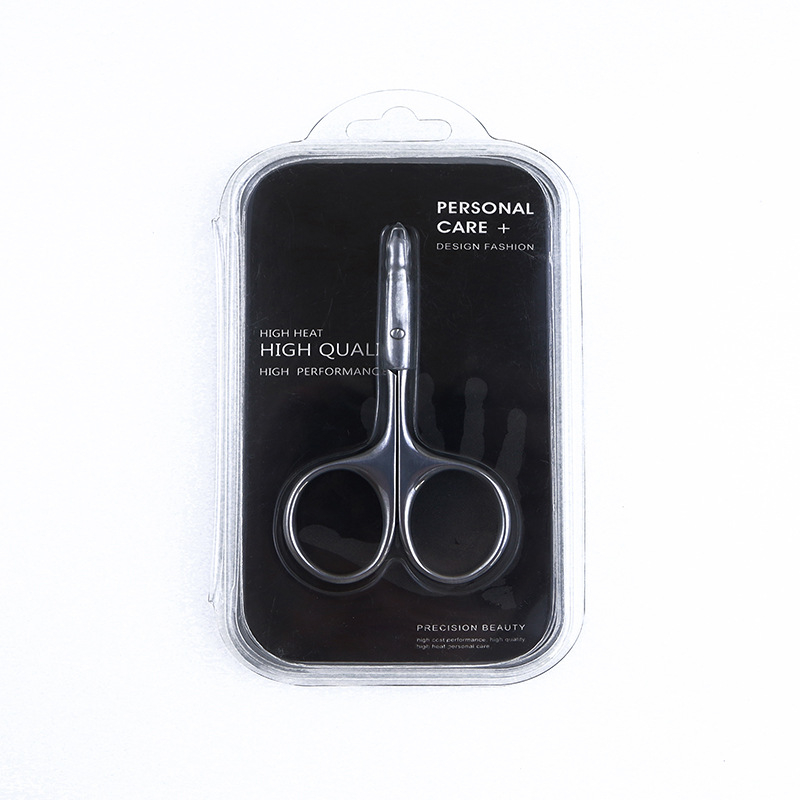 Trimmer pentru nas și sprâncene, din oțel inoxidabil, cap rotund, manual, mini, portabil