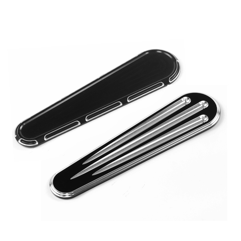 Dekorativni komplet poklopca za paljenje i poklopca spremnika za Harley-Davidson Road Glide, 2008-2017 | Aluminijska zlitina | Model JH-633 | Brend JH