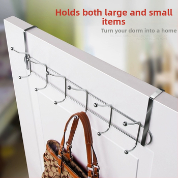 Značka: Other; Materiál: Nerezová oceľ; Nie je dovážané; Šesťradový vešiak pre dvere, skrinky a okná