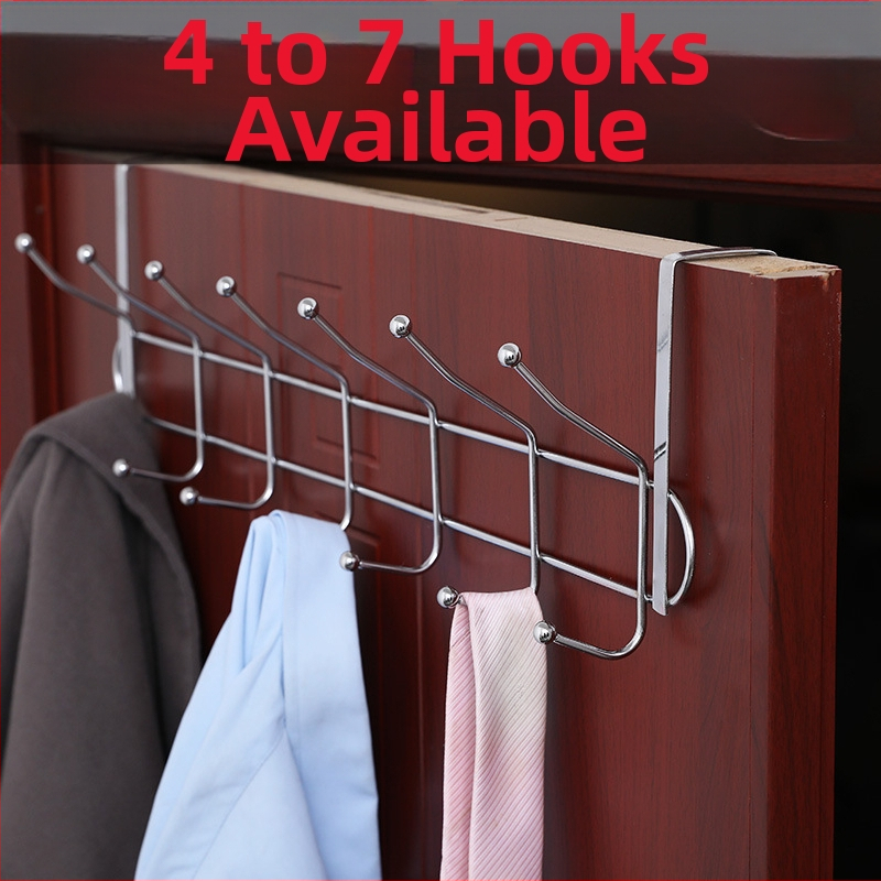 Značka: Other; Materiál: Nerezová oceľ; Nie je dovážané; Šesťradový vešiak pre dvere, skrinky a okná