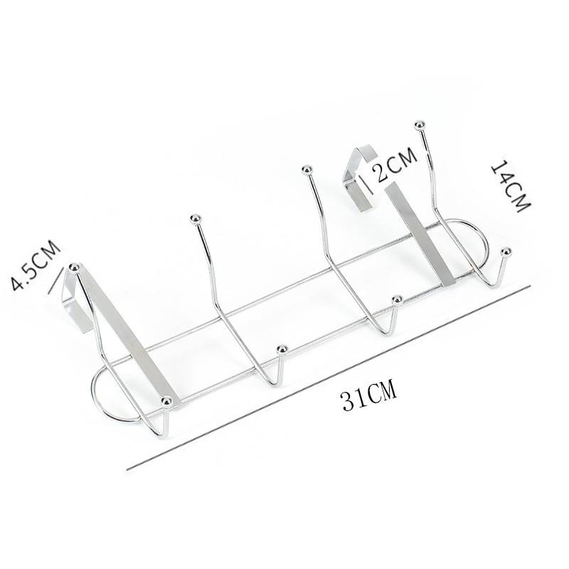 Μάρκα: Other; Υλικό: Ανοξείδωτο ατσάλι; Μη εισαγόμενο; Με έξι κρεμάστρες για πόρτες, ντουλάπες και παράθυρα