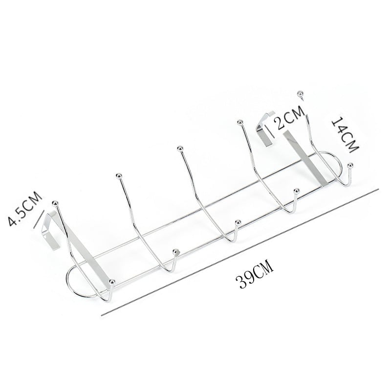Μάρκα: Other; Υλικό: Ανοξείδωτο ατσάλι; Μη εισαγόμενο; Με έξι κρεμάστρες για πόρτες, ντουλάπες και παράθυρα